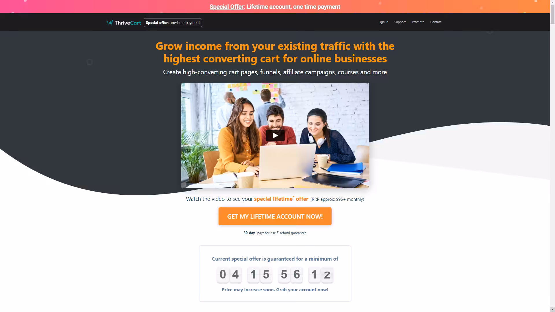 Für hochpreisige Produkte setze ich auf ThriveCart